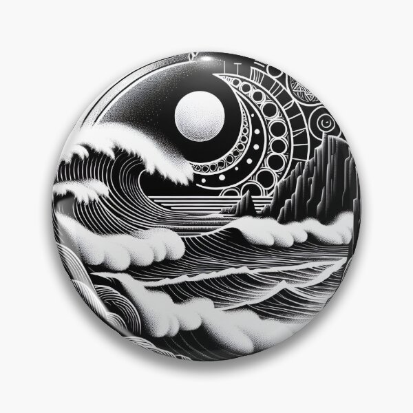 Item preview, Monochrome Ocean Majesty designed and sold by rendigart.