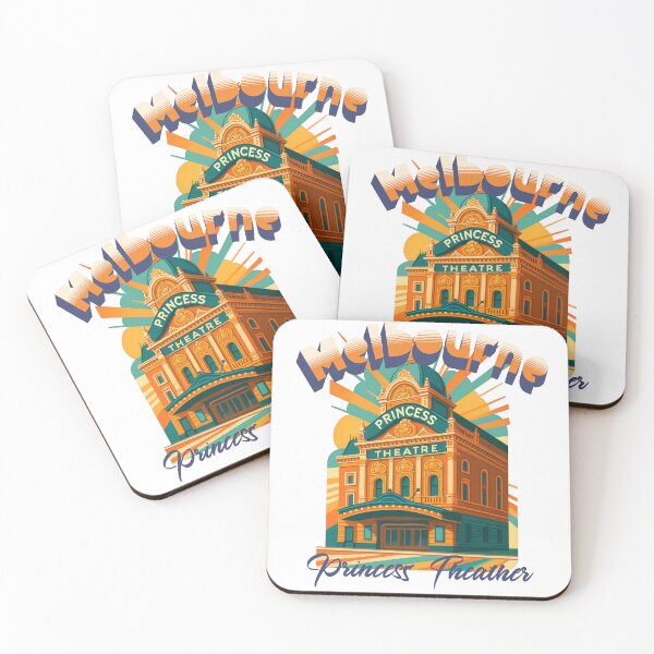 Item preview, Greetings from MELBOURNE - PRINCESS THEATER - Retro Vintage Design designed and sold by Earth Celebration Designs.