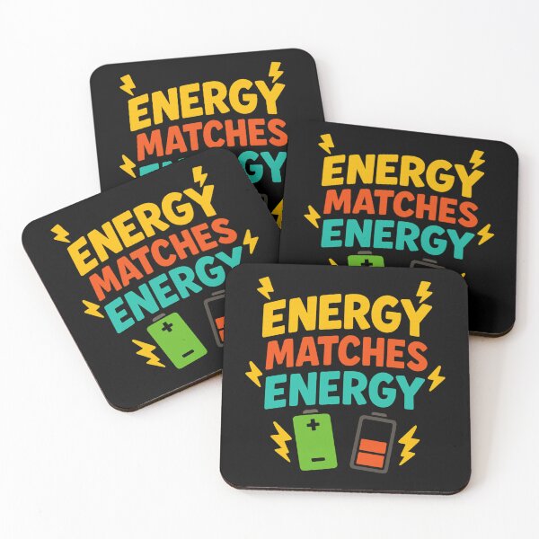Item preview, Energy Matches Energy – Sassy Attitude Quote with Battery Design designed and sold by Lunaria Arts.
