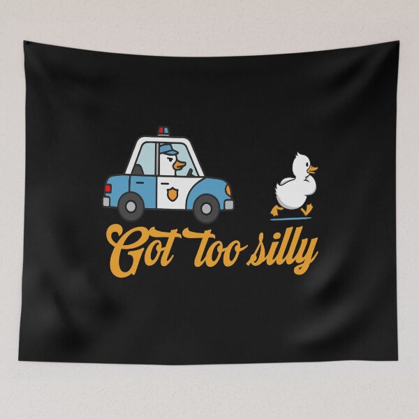 Item preview, Got too silly funny goose pun humor meme designed and sold by treasure-crafts.