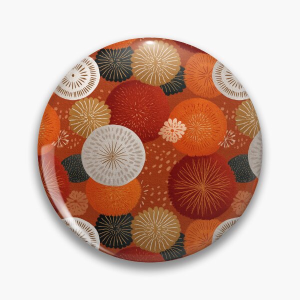 Item preview, Vintage Terracotta Floral Pattern designed and sold by Moisky Patterns.