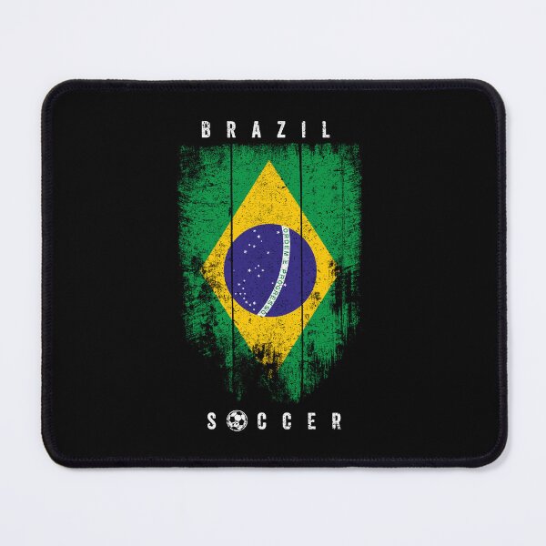 Item preview, SOCCER TEAMS VERTICAL FLAG - BRAZIL - Fans and Teams for Men and Women T-shirt designed and sold by wallsandpatts.