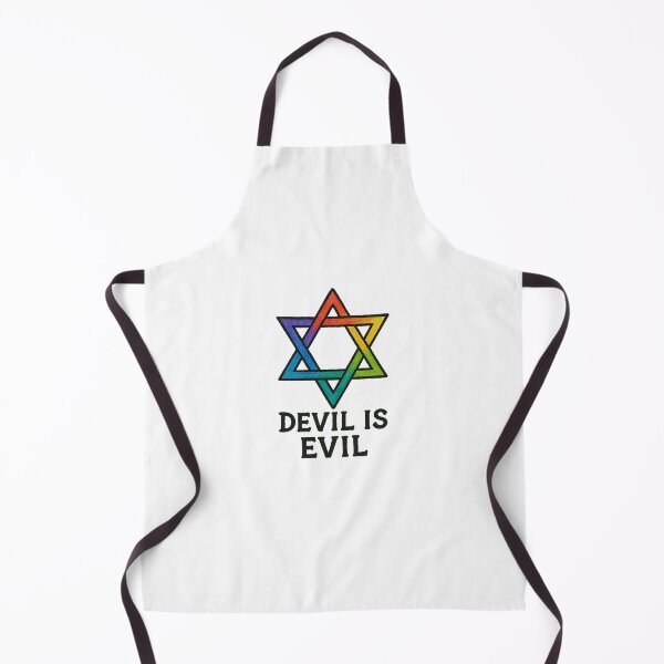 Item preview, Devil Is Evil Rainbow Star Symbol – Anti Evil Statement Art designed and sold by Fleetwood1994.