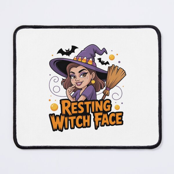 Item preview, Resting Witch Face – Funny Spooky Design designed and sold by Rank Sol.