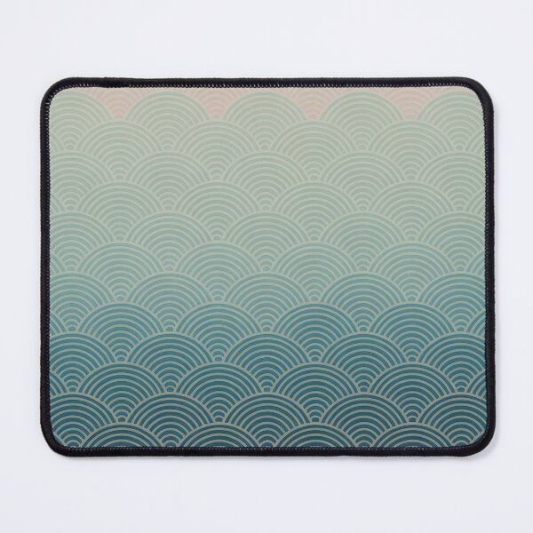 Item preview, Elegant Japanese Seigaiha Wave Pattern with Gradient Colors. designed and sold by RGShirtWorks.