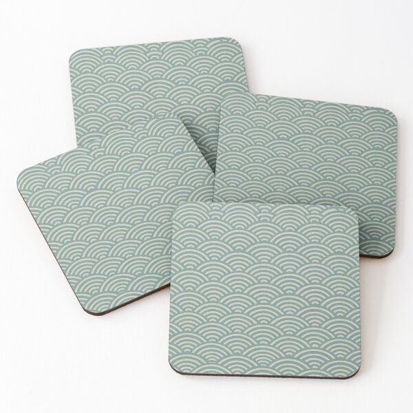 Item preview, Traditional Japanese Seigaiha Waves Seamless Pattern. designed and sold by RGShirtWorks.