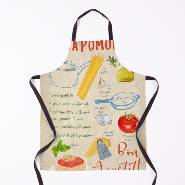 Item preview, Simple Pasta Pomodoro Recipe Vintage Italian Kitchen Art designed and sold by TuncGK.