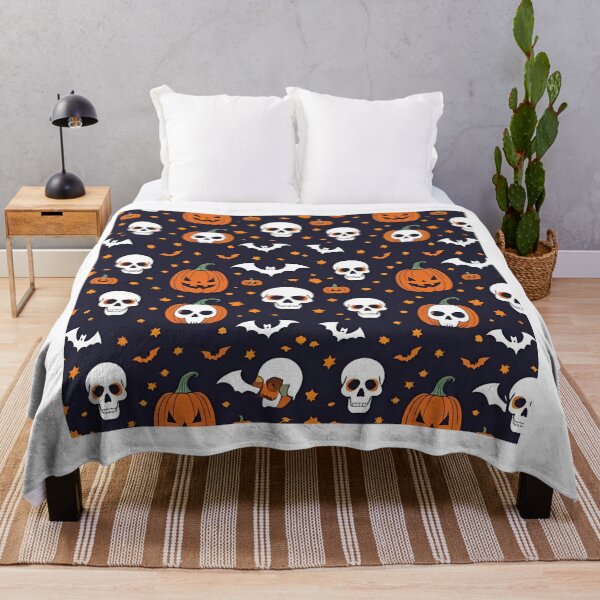 Item preview, Halloween Themed pattern, skull, vector, seamless, cartoon, illustration, icon, cute, symbol, set, soccer, football, design, halloween, animal, sign, panda, bone, wallpaper, heart, sport, ball, textur designed and sold by GoodBestDesigns.