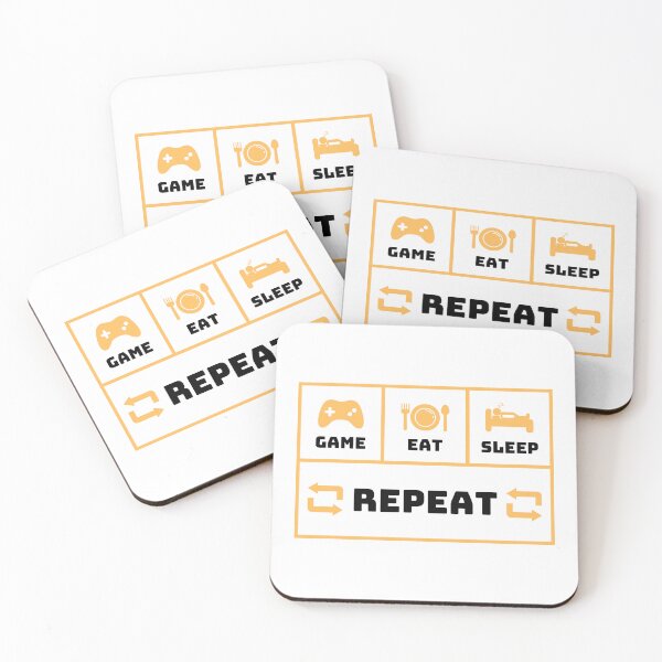 Item preview, Game Eat Sleep Repeat designed and sold by Viralio.