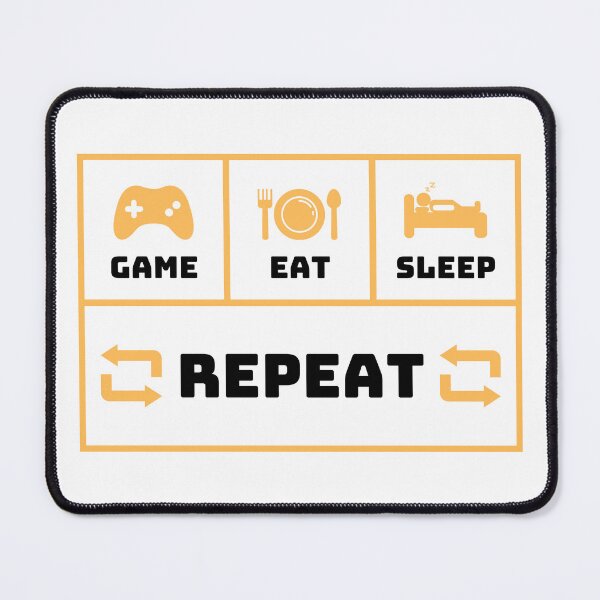 Item preview, Game Eat Sleep Repeat designed and sold by Viralio.