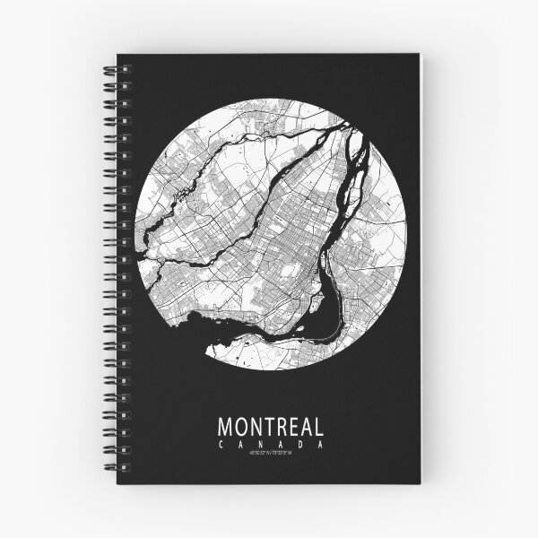 Item preview, Montreal City Map of Quebec, Canada - Full Moon designed and sold by deMAP.