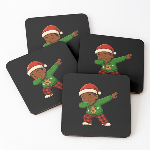 Item preview, Funny Black Kid Dabbing Merry Xmas Christmas Santa Boys Girls Kids designed and sold by rafaeltto.