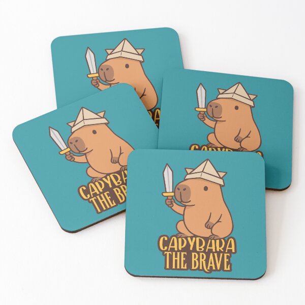 Item preview, Capybara the brave designed and sold by RatArt Designs.