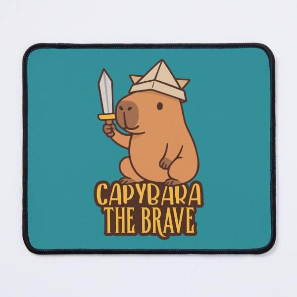 Item preview, Capybara the brave designed and sold by RatArt Designs.