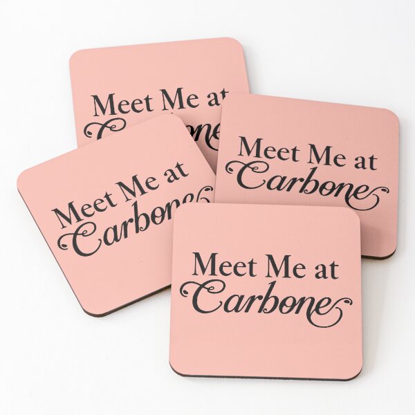 Item preview, Meet Me at Carbone – Script Lettering designed and sold by pick-o-print.
