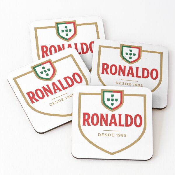 Item preview, Ronaldo Emblem Sticker – Gold Crest Parody Design designed and sold by WhisperFrame.
