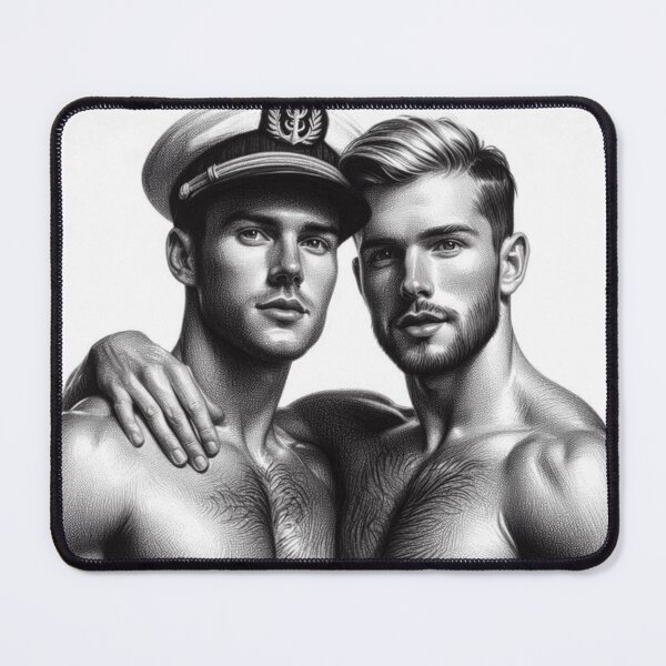 Item preview, Tom of Finland Tribute Sailor Boys Gay Pride Graphic Design designed and sold by ItsAKinkThing.