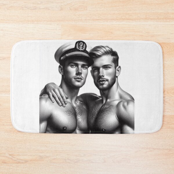 Item preview, Tom of Finland Tribute Sailor Boys Gay Pride Graphic Design designed and sold by ItsAKinkThing.