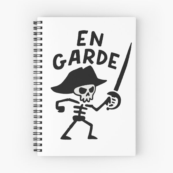 Item preview, En Garde Pirate Skeleton – Bold Cartoon Skull Sword Design designed and sold by PitselehStudio.