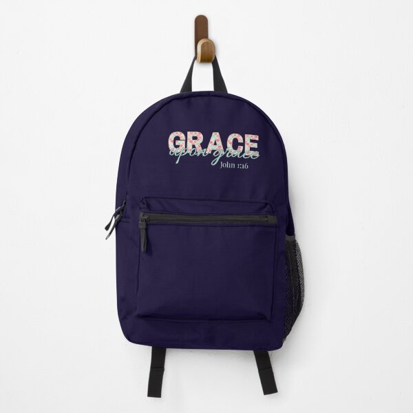 Item preview, Grace Upon Grace Bible Verse Quote | John 1:16 Christian Wall Art, Faith Encouragement Gift, Minimalist Scripture Design designed and sold by AmenAlways.