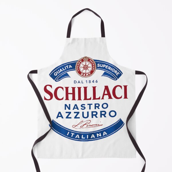 Item preview, Schillaci Nastro Azzurro Sticker – Italian Football Parody Beer Label designed and sold by WhisperFrame.