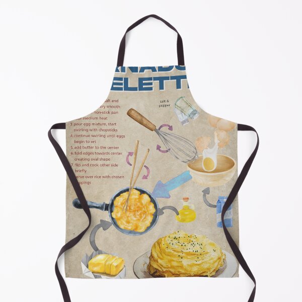 Item preview, Korean Tornado Omelette Recipe Vintage Foodie Art designed and sold by TuncGK.