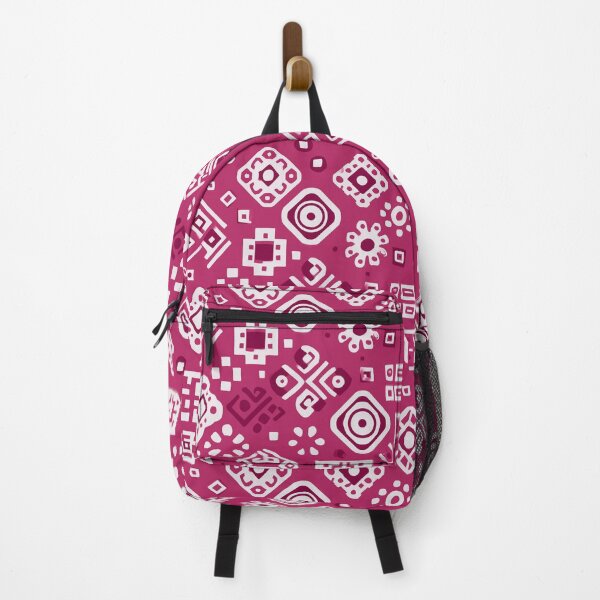 Item preview, Geometric Tribal Fuchsia Pattern designed and sold by Moisky Patterns.