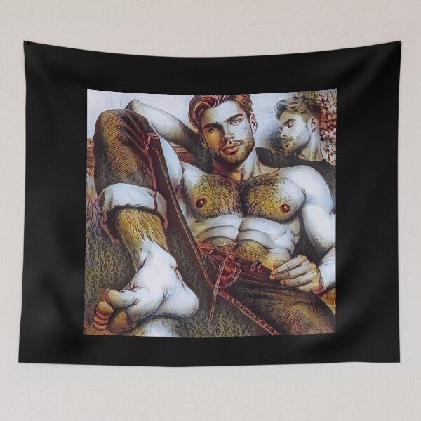Item preview, Relax Lumberjack Hunks Muscle Power LGBTQ Gay Pride Graphic Design designed and sold by ItsAKinkThing.