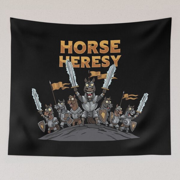 Item preview, horse heresy parody  designed and sold by Uglyandcute.