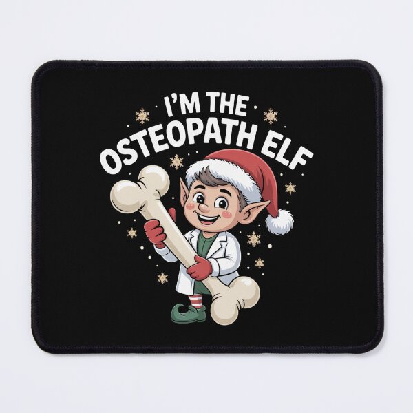Item preview, I’m the Osteopath Elf – Funny Christmas Osteopathy Design designed and sold by osteopath shop.