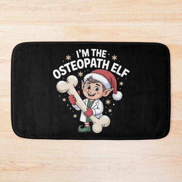Item preview, I’m the Osteopath Elf – Funny Christmas Osteopathy Design designed and sold by osteopath shop.