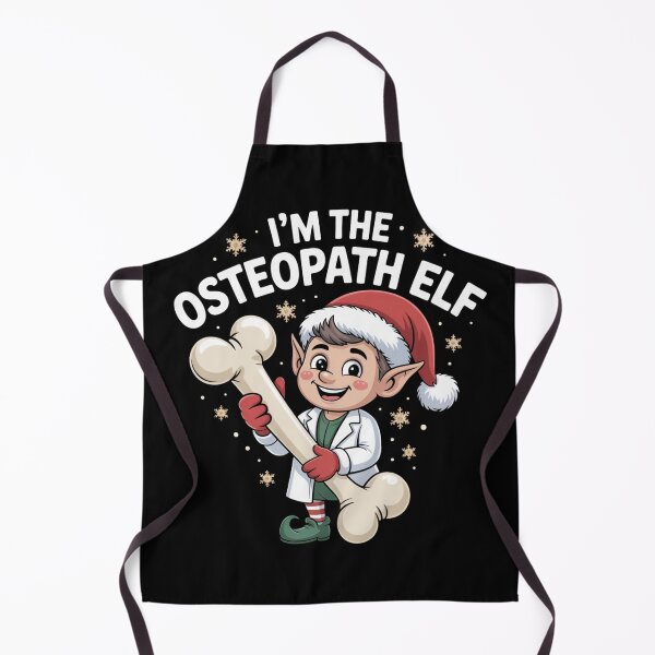 Item preview, I’m the Osteopath Elf – Funny Christmas Osteopathy Design designed and sold by osteopath shop.