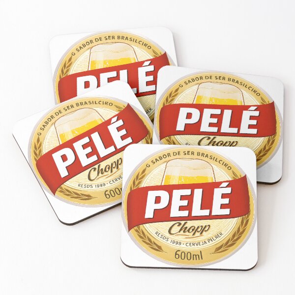 Item preview, Pelé Brahma – Brazilian Football Legend Parody Beer Label designed and sold by WhisperFrame.