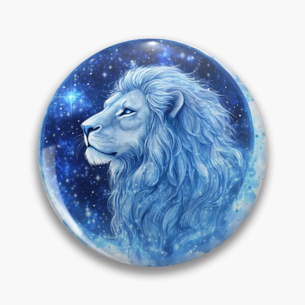Item preview, Galaxy Leo in Blue Colors designed and sold by MarisoArt.