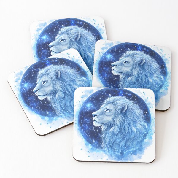 Item preview, Galaxy Leo in Blue Colors designed and sold by MarisoArt.