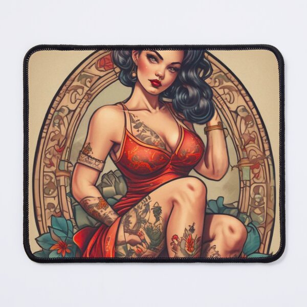 Item preview, Pinup Girl Tattoo  designed and sold by MatrixTattoo.