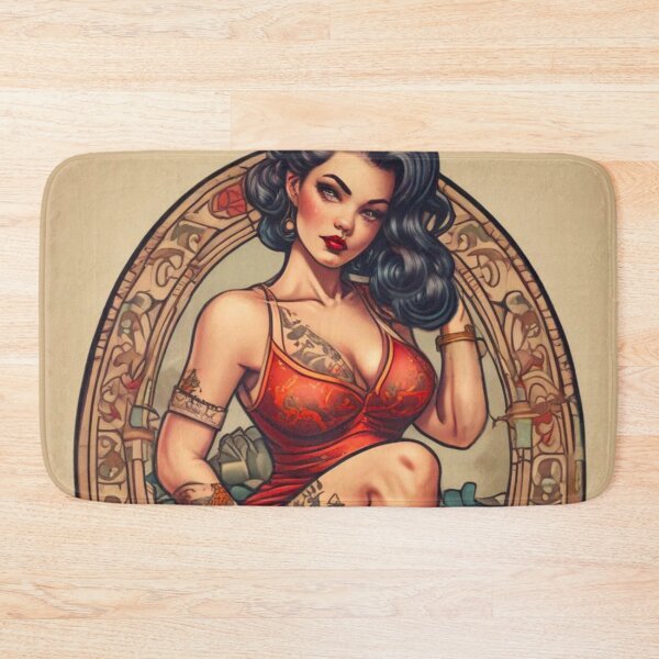 Item preview, Pinup Girl Tattoo designed and sold by MatrixTattoo.