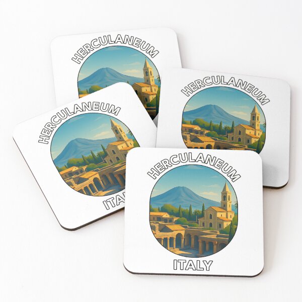 Item preview, Herculaneum Ruins Campania Italy – Ancient Roman Travel Art designed and sold by inkNext.
