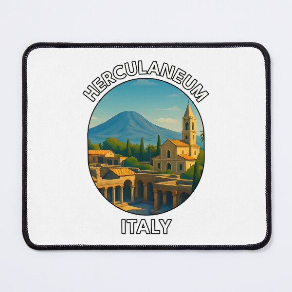 Item preview, Herculaneum Ruins Campania Italy – Ancient Roman Travel Art designed and sold by inkNext.