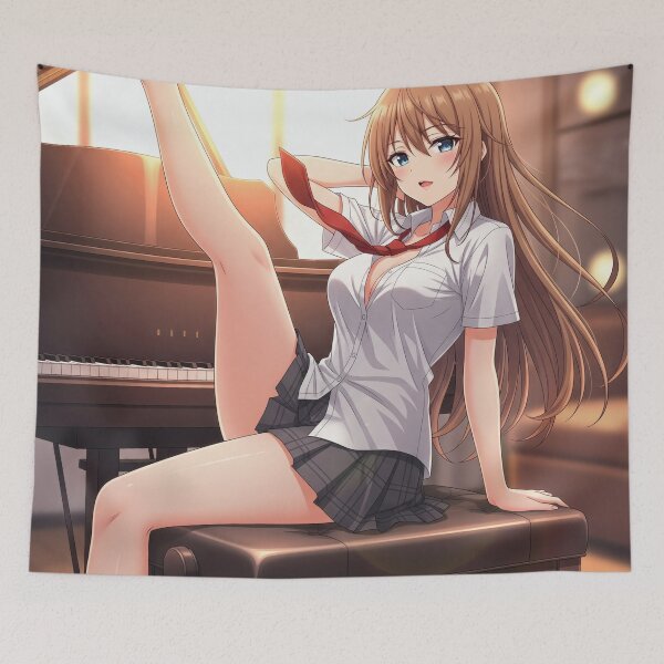 Item preview, Waifu virtuoso prepares for his piano performance designed and sold by GerwantSHOP.