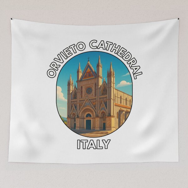 Item preview, Orvieto Cathedral Umbria Italy – Gothic Architecture Travel designed and sold by inkNext.
