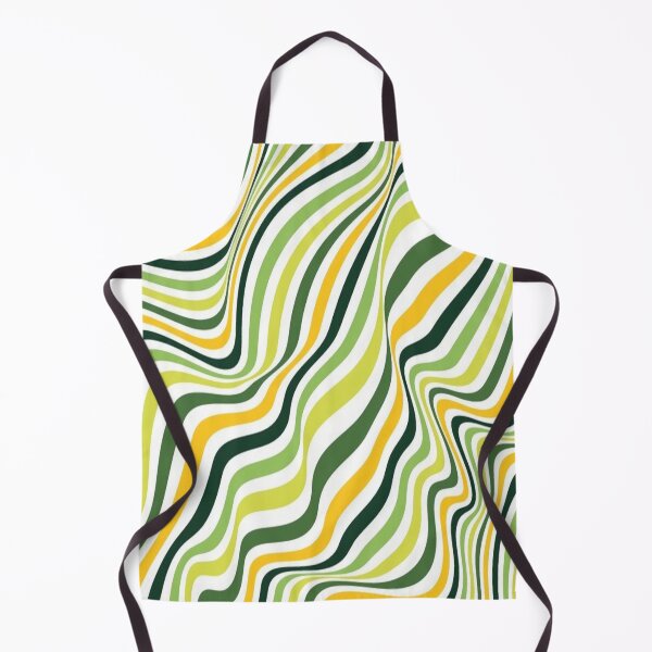 Item preview, Líneas onduladas verdes designed and sold by ViaARTfactory.