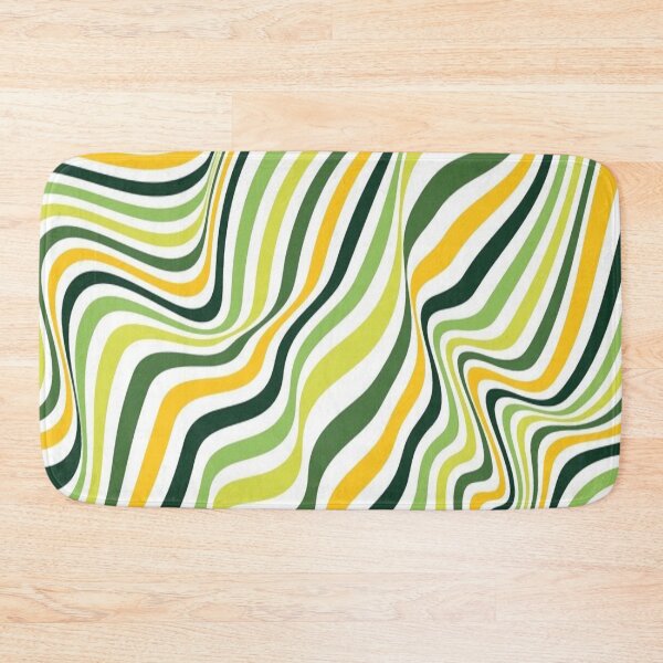Item preview, Green Wavy Lines designed and sold by ViaARTfactory.