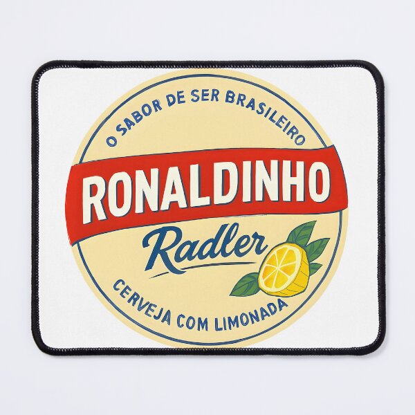 Item preview, Ronaldinho Radler – Citrus-Fueled Football Parody Beer Label designed and sold by WhisperFrame.
