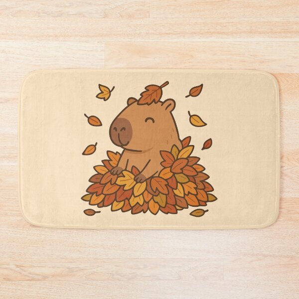Item preview, Autumn capybara designed and sold by RatArt Designs.