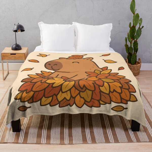 Item preview, Autumn capybara designed and sold by RatArt Designs.