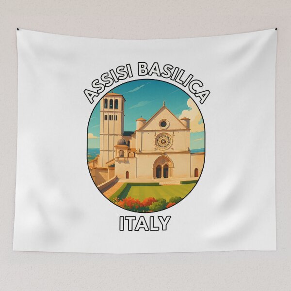 Item preview, Assisi Basilica Umbria Italy – Historic Travel & Spiritual Landmark designed and sold by inkNext.