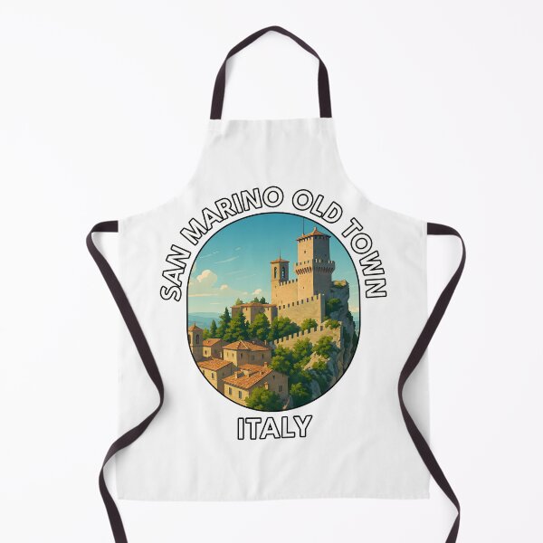 Item preview, San Marino Old Town – Medieval Hilltop Travel Charm designed and sold by inkNext.