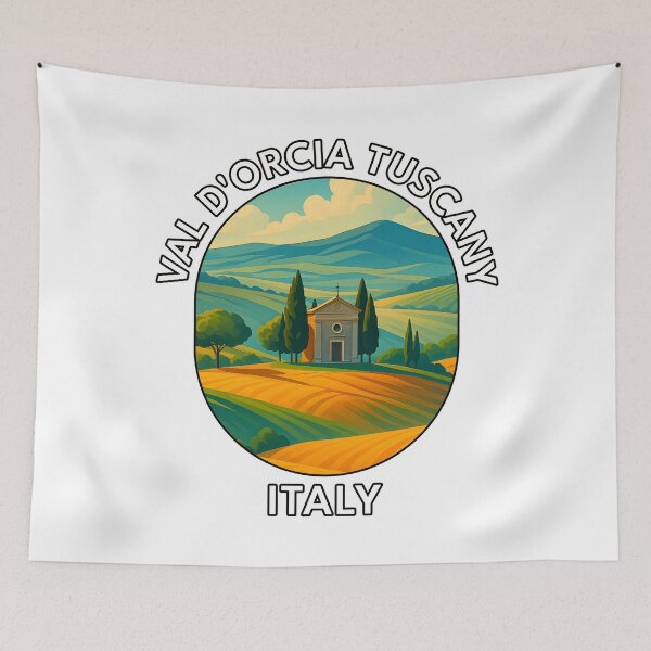 Item preview, Val d'Orcia Tuscany Italy – Italian Countryside Summer Travel designed and sold by inkNext.