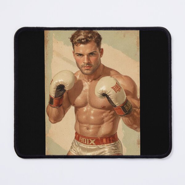 Item preview, 1940s Vintage Boxer Tom of Finland Tribute Gay Pride Graphic Design designed and sold by ItsAKinkThing.